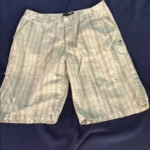 Men's Plaid Shorts - Gray